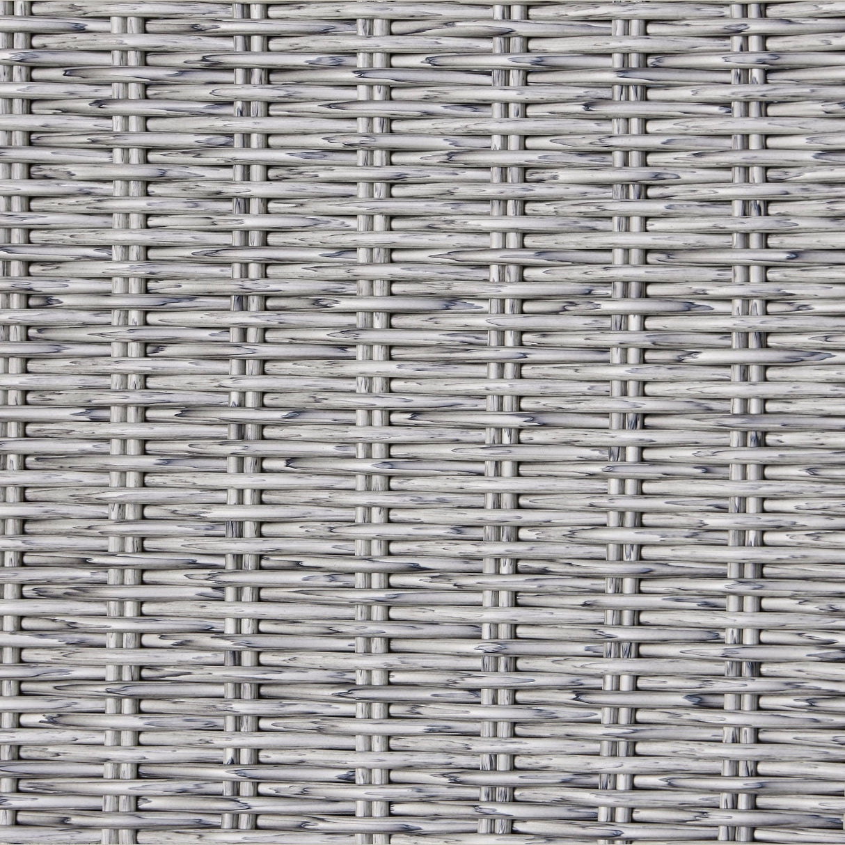 Sectionnel extérieur 3 pièces en tissu Nuvella et en osier gris pâle avec coussins - Naples Beach