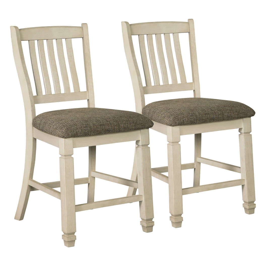 Ensemble de 2 tabourets de bar rembourrés - Bolanburg