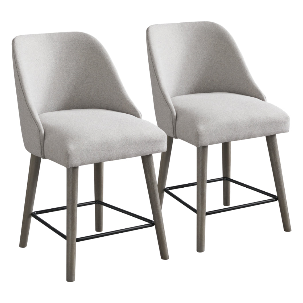 Ensemble de 2 tabourets de bar rembourrés - Ronstyne