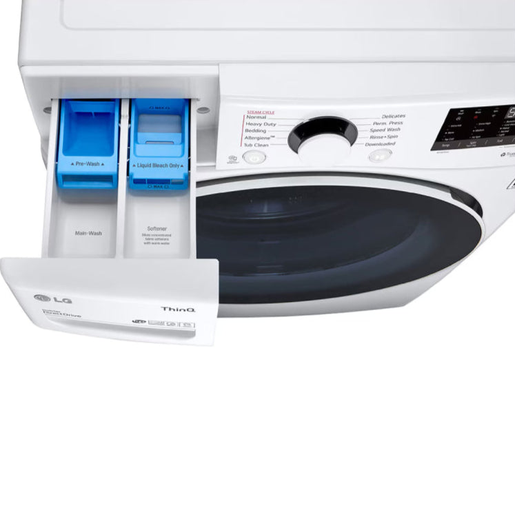 Laveuse à chargement frontal 5,2 pi³ avec cycle allergiene blanche