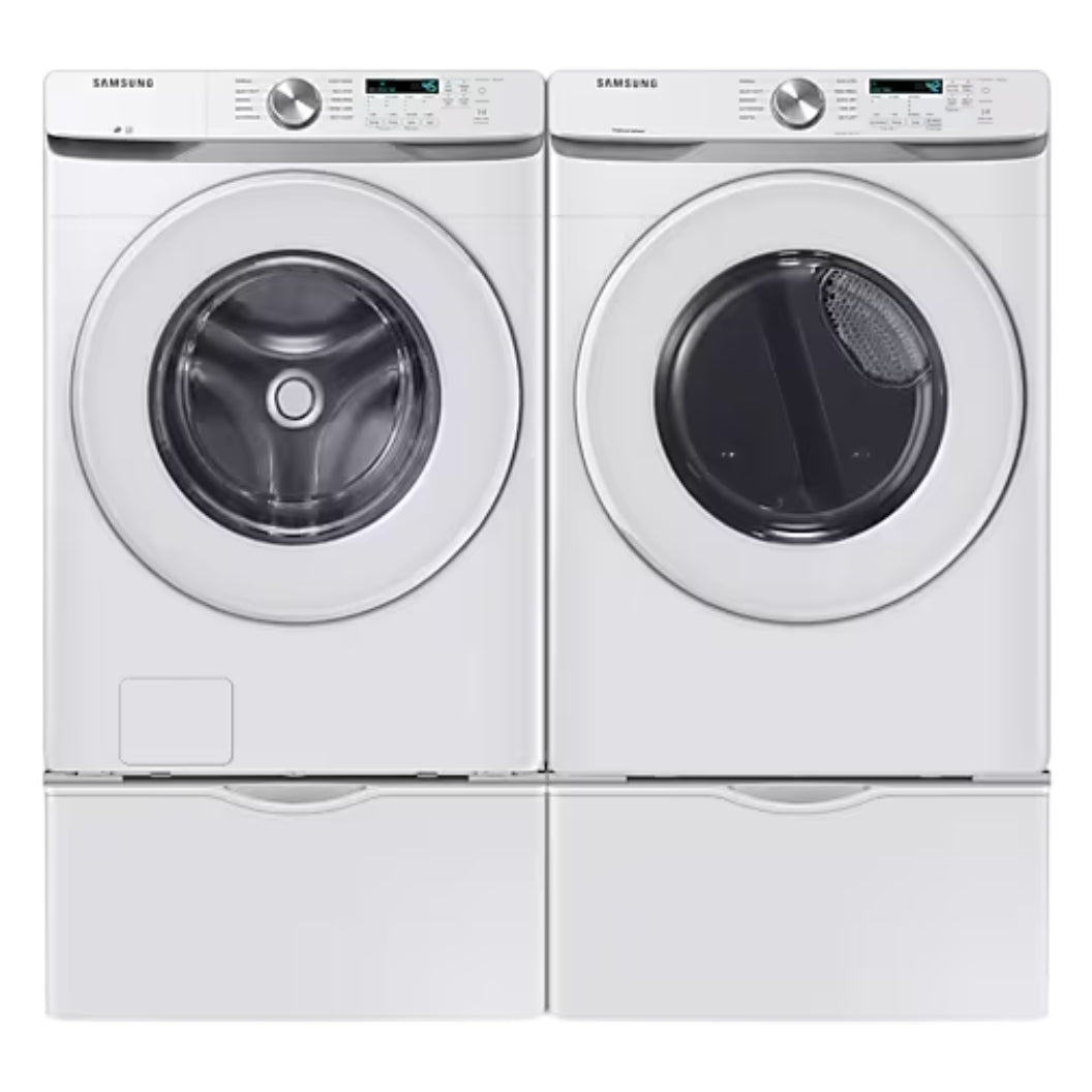 Ensemble de buanderie à chargement frontal 5,2 pi³ / 7,5 pi³ Blanc - 6000