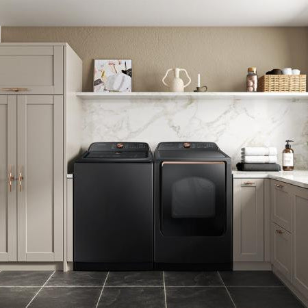 Ensemble de buanderie 27 po, 6,2 pi³ / 7,4 pi³ Inox noir - Série 7500/7550