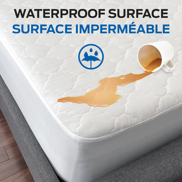 Protège-matelas confort réversible & imperméable en 5 grandeurs - Coussiné & Luxueux