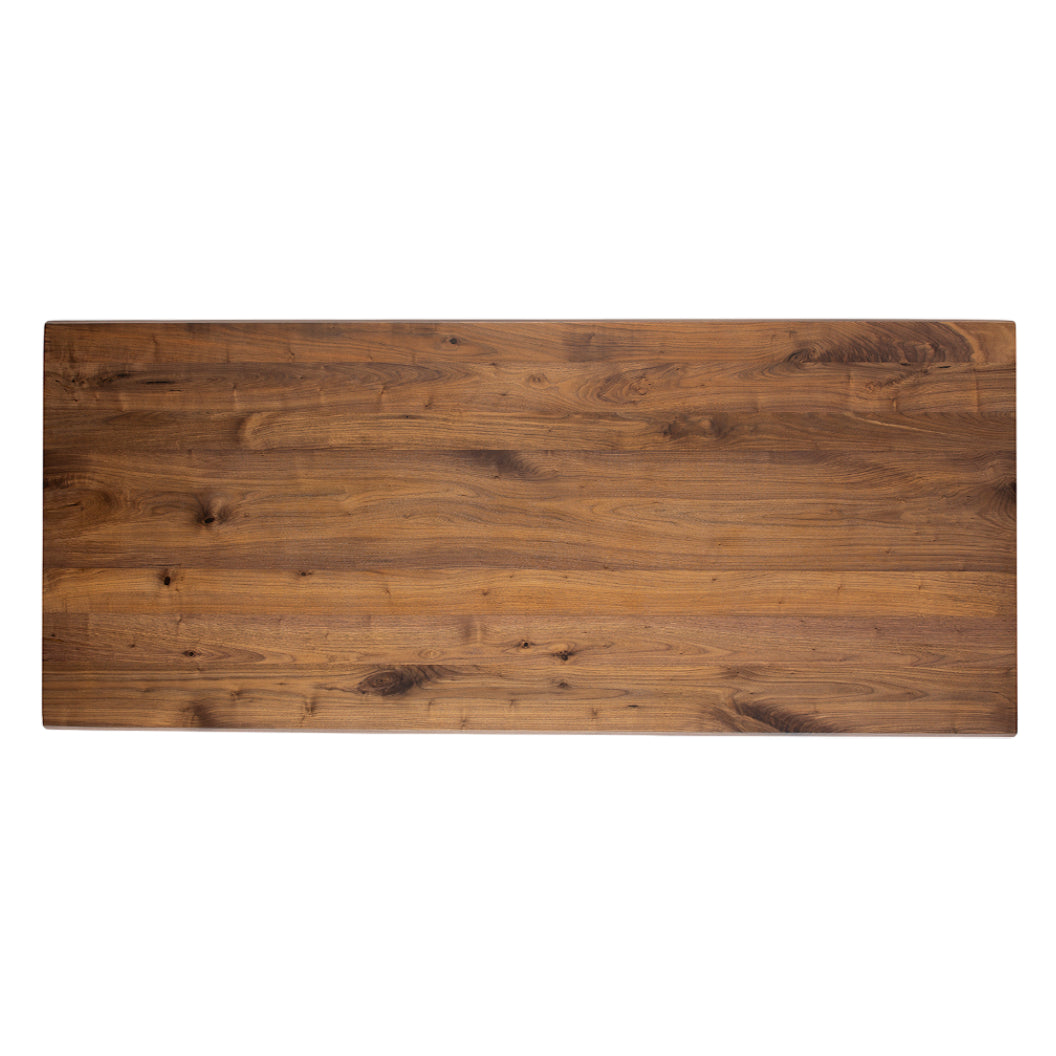 Table de salle à manger rectangulaire en bois de noyer - Hugo