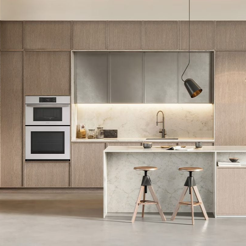 Four encastrable combiné à convection 30 po. 5,1 pi³, acier inoxydable - Beskope