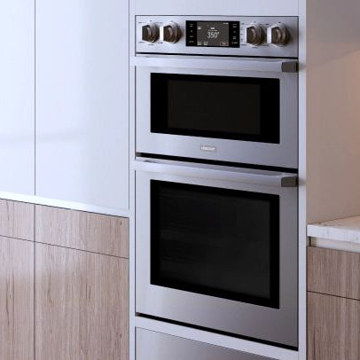 Four encastrable double à vapeur 30 po Inox Argent