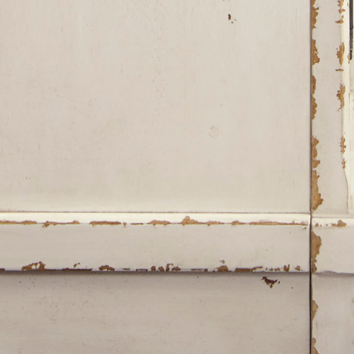 Meuble de télévision en bois et placage bicolore avec foyer électrique - Realyn