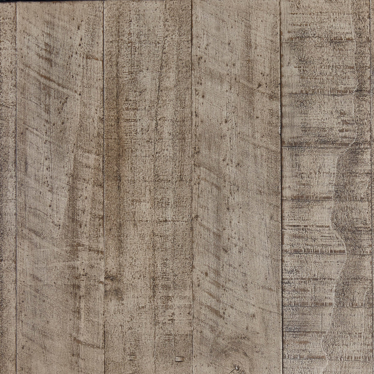 Meuble de télévision en bois et placage gris patiné avec foyer électrique - Krystanza