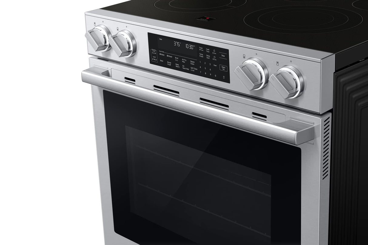 Cuisinière électrique 30 po, convection véritable avec Air Fry Inox