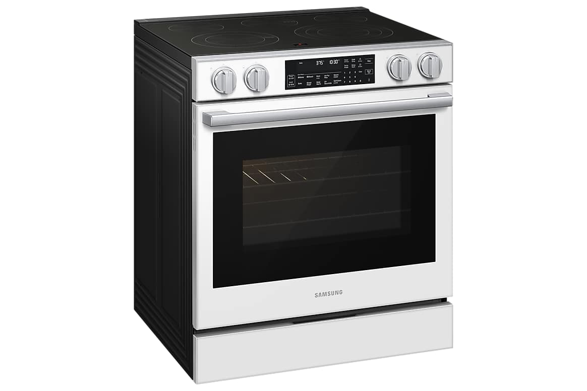 Cuisinière électrique encastrable 30 po, convection véritable Air Fry 6,3 pi³ Blanc