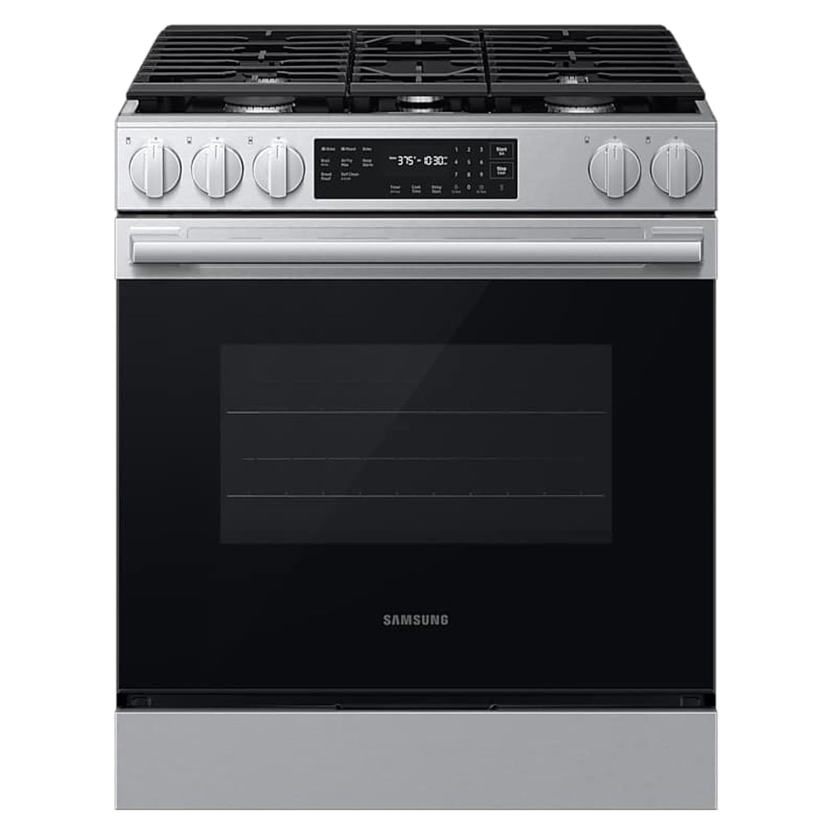 Cuisinière au gaz encastrable 30 po, 6,0 pi³ Inox avec Convection et Air Fry Max - Série Bespoke