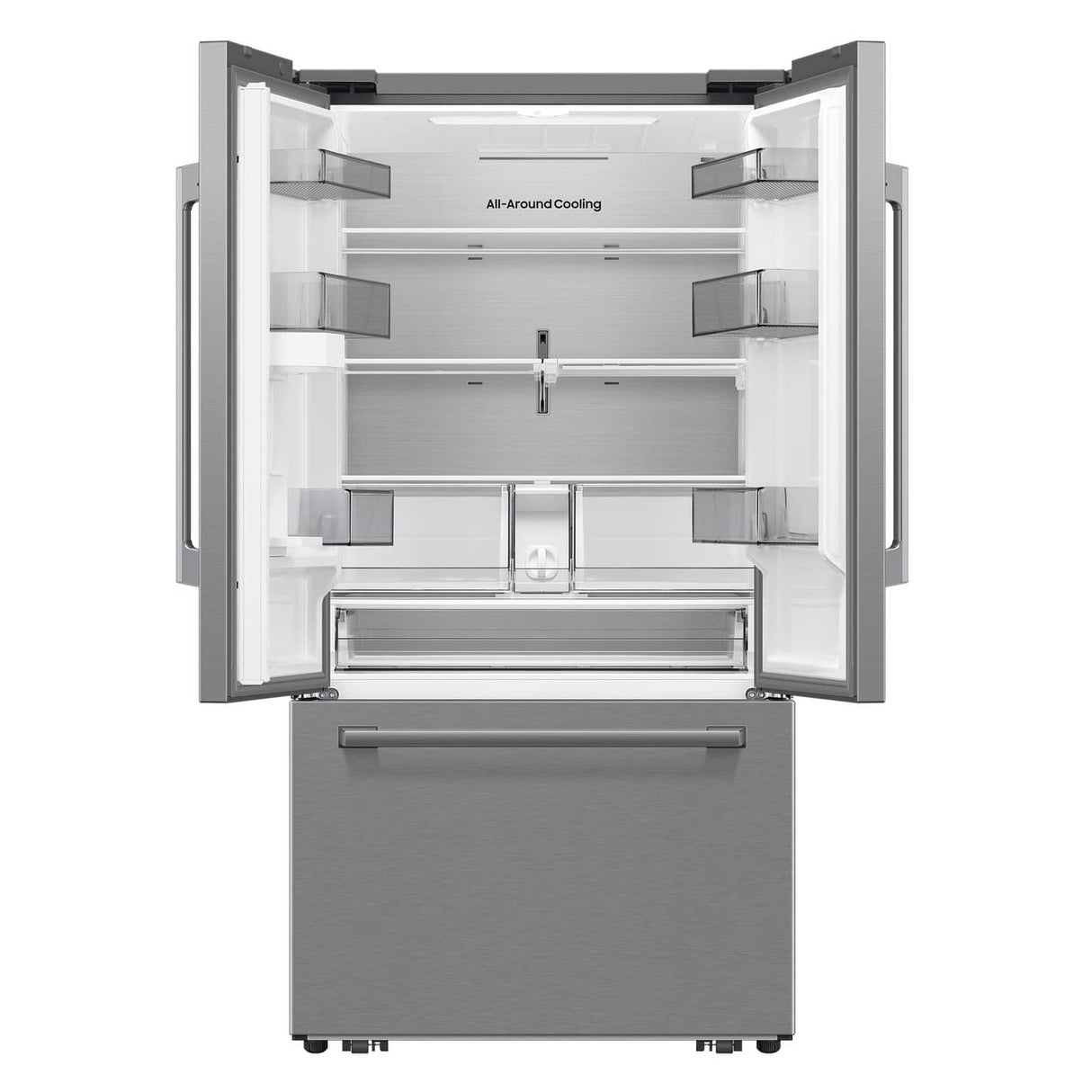 Réfrigérateur à portes françaises, profondeur comptoir 36 po, 25 pi³ Inox avec Distributeur d'eau interne - Série Bespoke