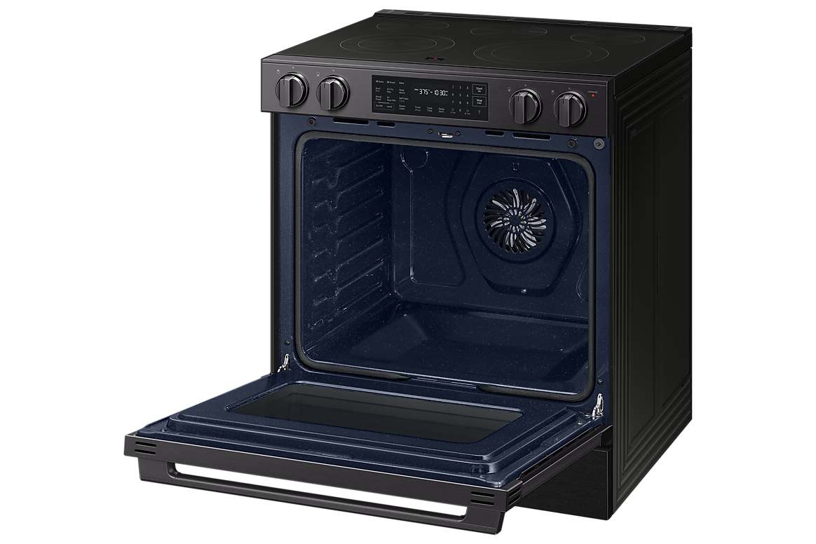 Cuisinière électrique 30 po, Max Air Fry Pro noir mat