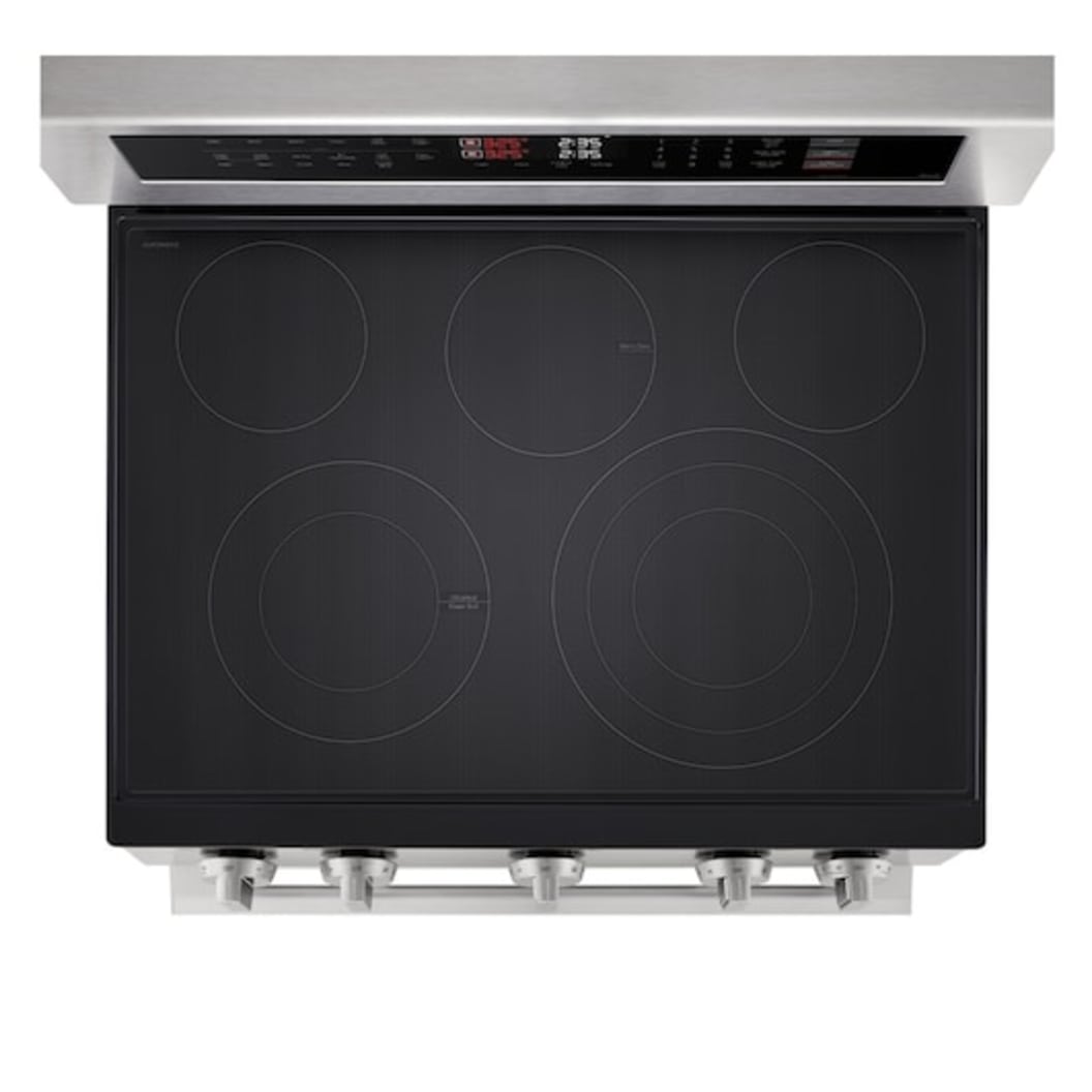 Cuisinière électrique 30 po, double four 7,3 pi³, ProBake Convection, Air Fry Inox
