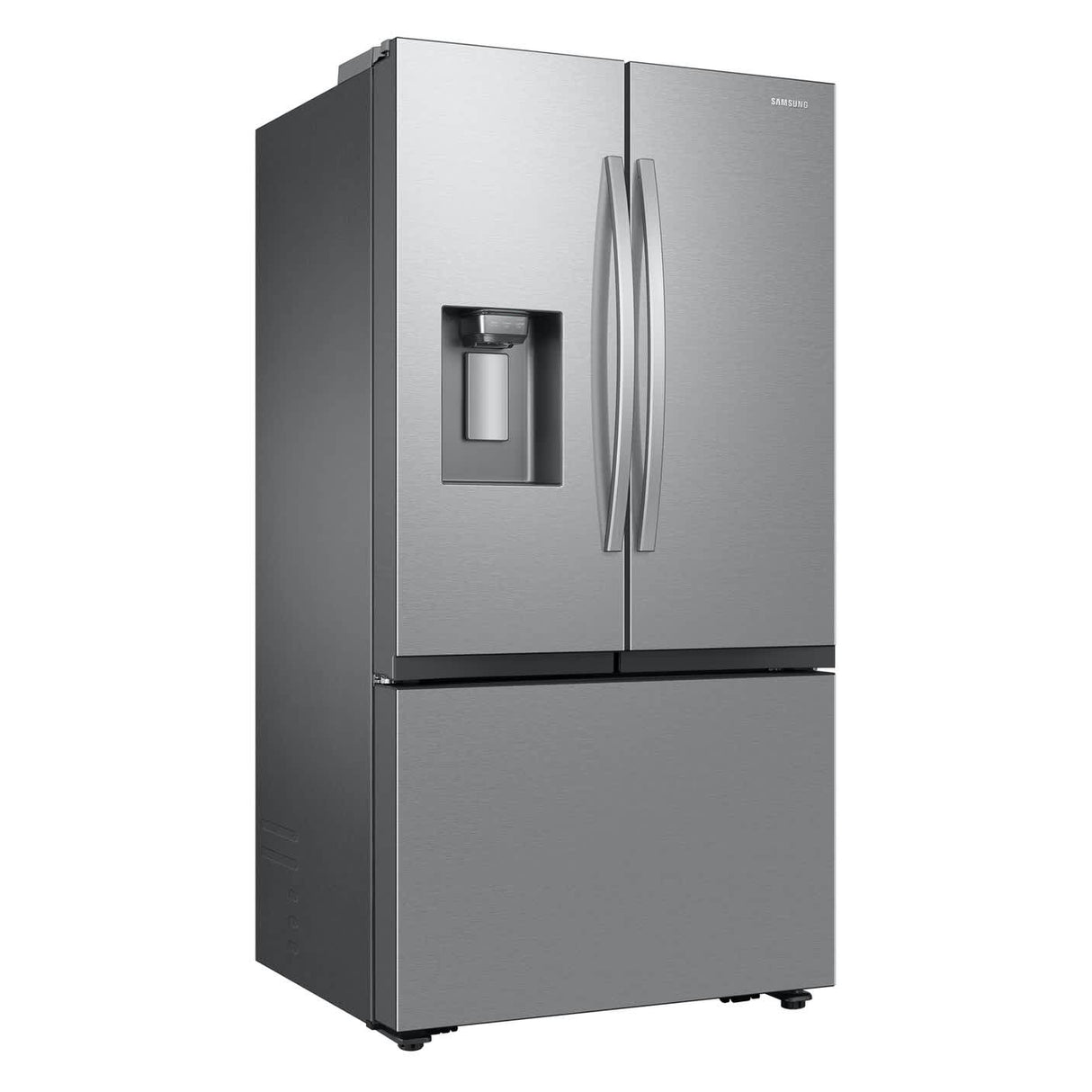 Réfrigérateur à portes françaises, profondeur comptoir 36 po, 27 pi³ Inox avec Distributeur d'eau/glaçons externe et Wi-Fi - Série Bespoke