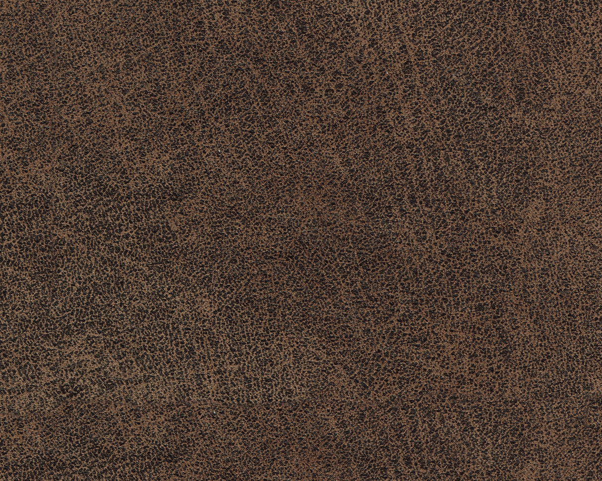 Ottoman Bladen en similicuir brun - Bladen