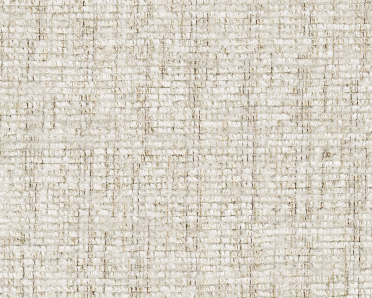 Sofa en tissu blanc neige avec coussins - Cashton