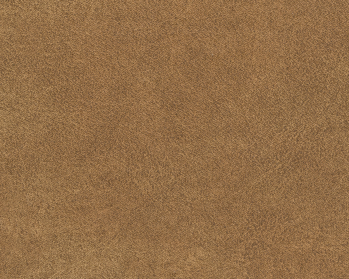 Fauteuil fixe tissu caramel Telora