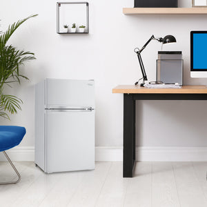 Réfrigérateur compact 2 portes 19 po 3,1 pi³ Blanc