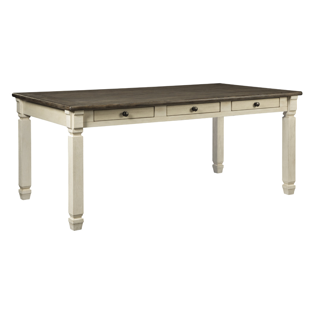 Table de salle à manger en bois blanche rectangulaire - Bolanburg