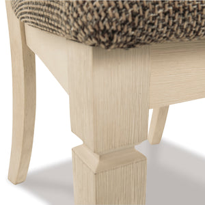 Ensemble de 2 chaises de salle à manger en bois blanc vieilli - Bolanburg