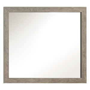 Miroir de bureau en bois/placage gris - Culverbach