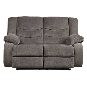 Causeuse en tissu gris inclinable - Tulen