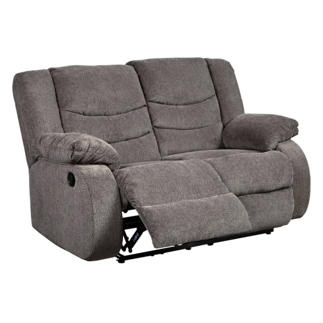 Causeuse en tissu gris inclinable - Tulen