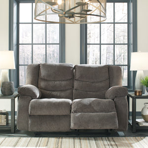 Causeuse en tissu gris inclinable - Tulen