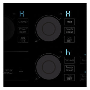 Plaque de cuisson à induction 30 po à 4 zones Noir - Double brûleur de 4800 W