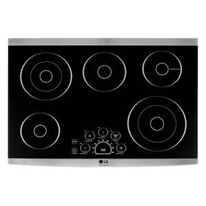Plaque de cuisson électrique 30 po. à 5 zones