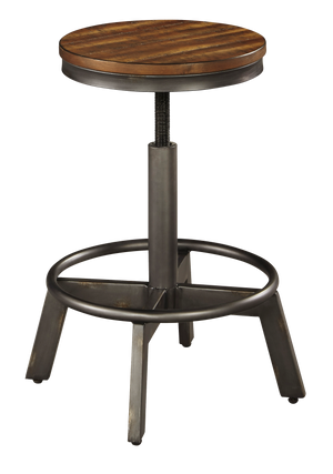 Ensemble de 2 tabourets de bar pivotants et réglables en hauteur - Torjin