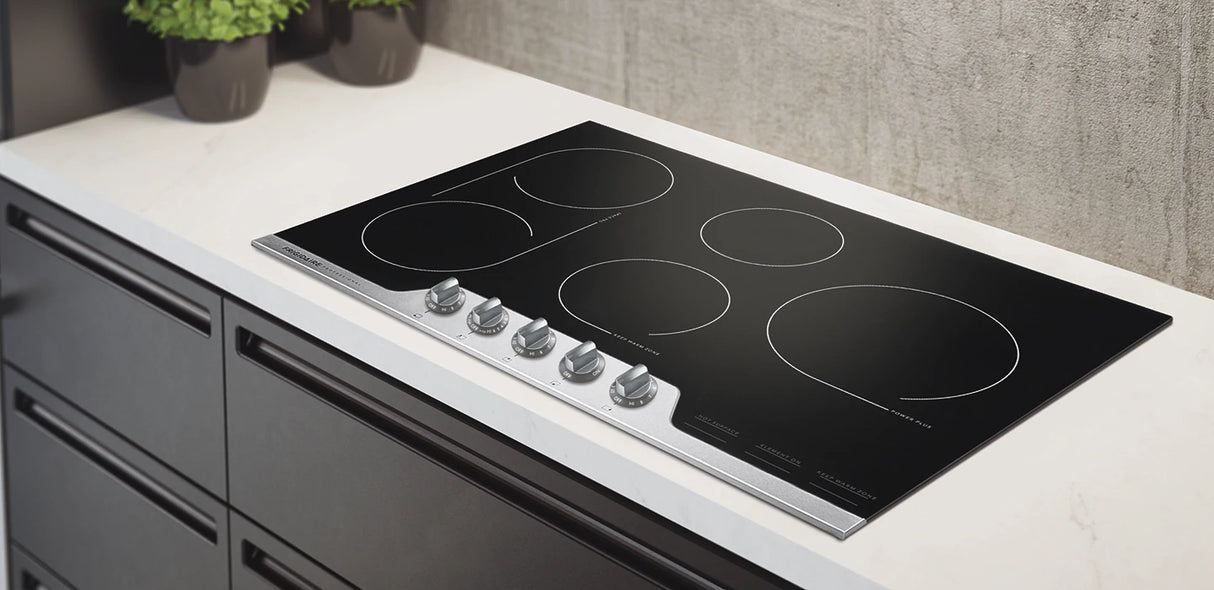Plaque de cuisson électrique 36 po. à 5 zones
