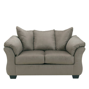 Causeuse en tissu taupe - Darcy