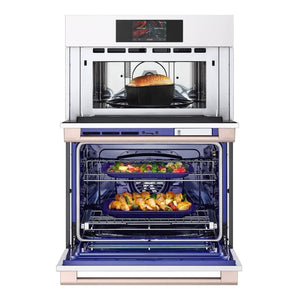 Four encastrable combiné à convection 30 po 6,4 pi³, Blanc Air Fry & TurboCook™