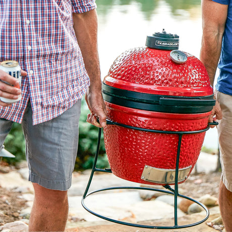 Barbecue au charbon de bois avec support en fonte - Joe Jr.