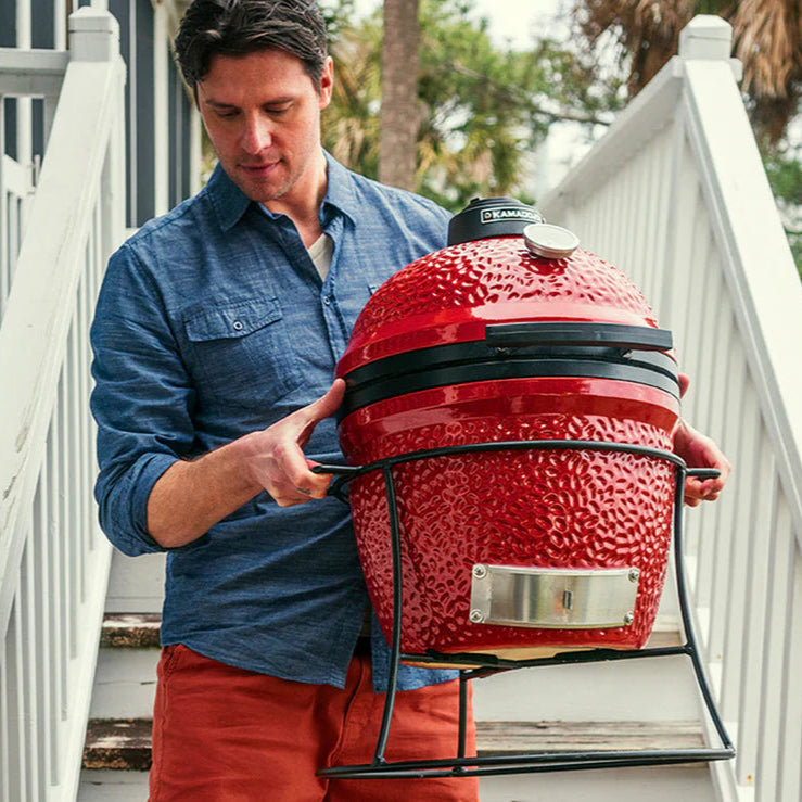 Barbecue au charbon de bois avec support en fonte - Joe Jr.