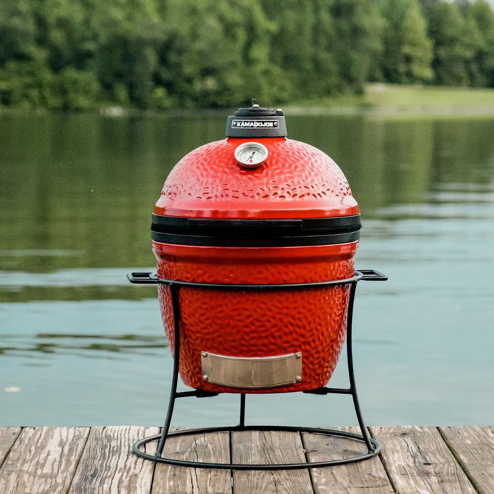 Barbecue au charbon de bois avec support en fonte - Joe Jr.