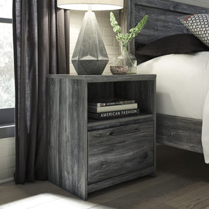 Table de chevet Gris antique en bois - Baystrom