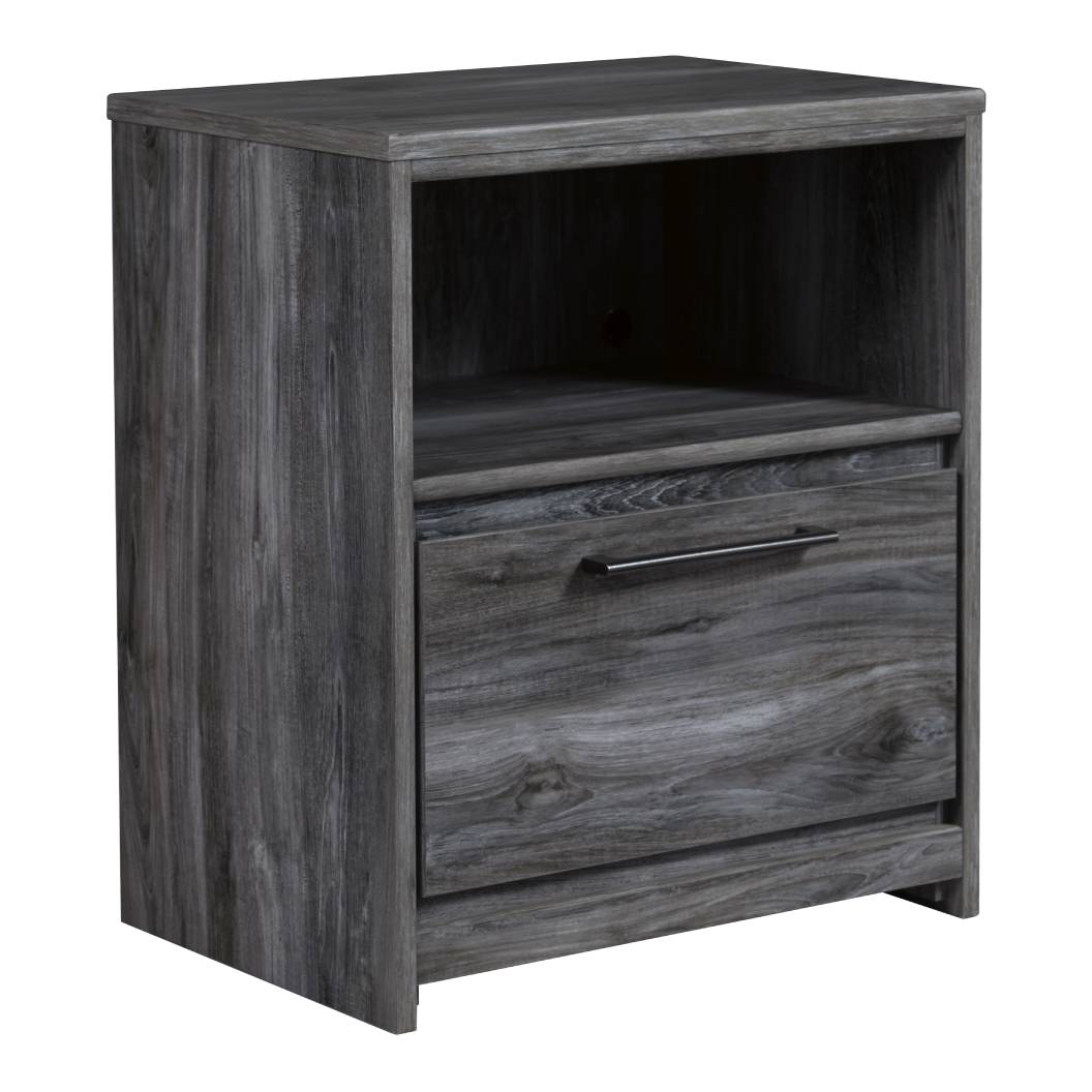 Table de chevet Gris antique en bois - Baystrom