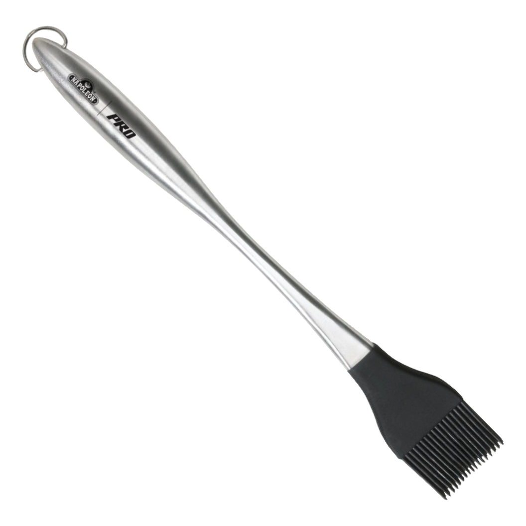 Pinceau en silicone avec manche en acier inoxydable