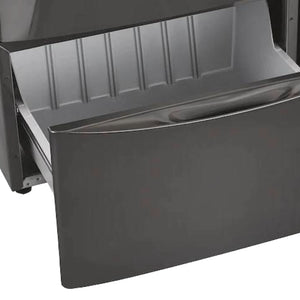 Piédestal Luxury-Glide® titane avec tiroir de rangement spacieux
