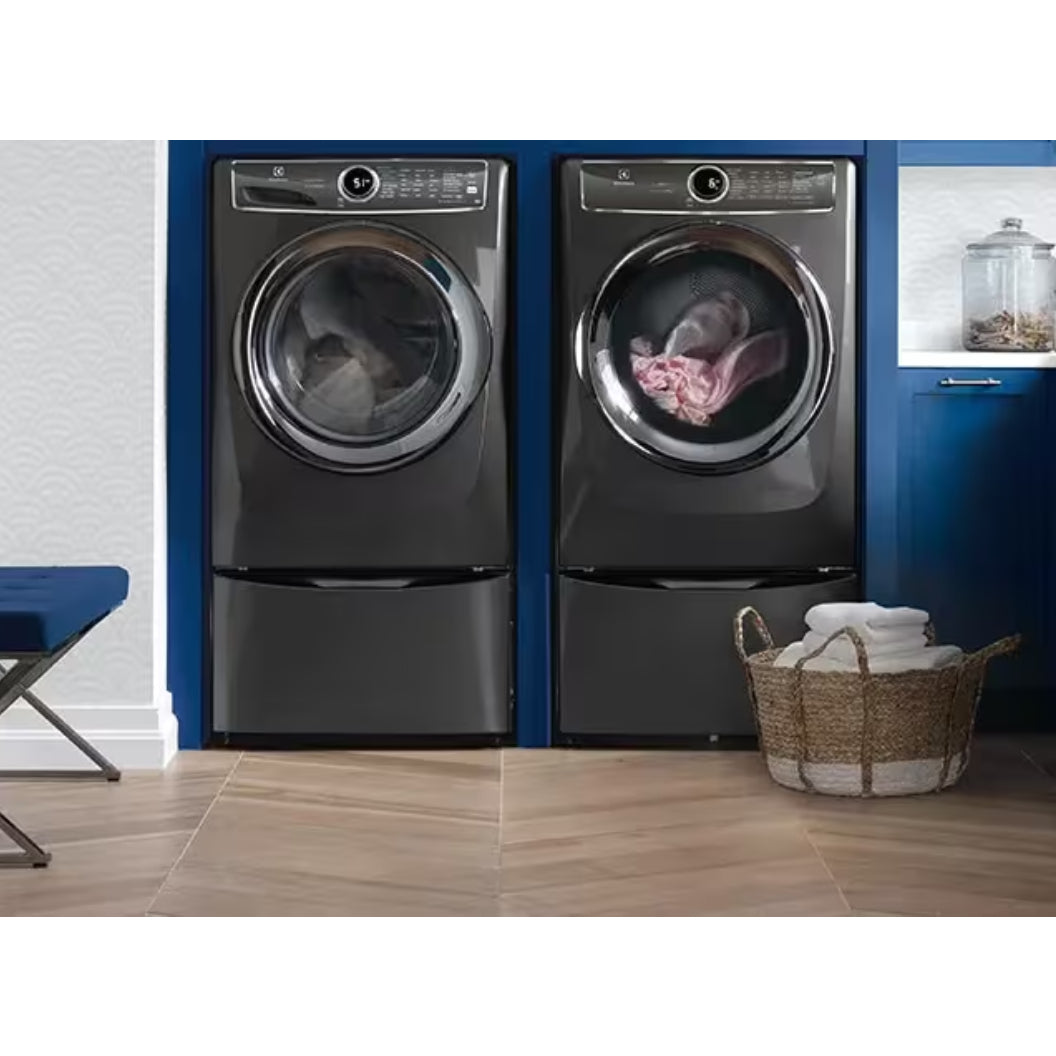Piédestal Luxury-Glide® titane avec tiroir de rangement spacieux