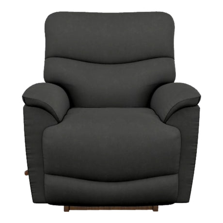 Fauteuil berçant et inclinable aspect cuir noir - Trouper