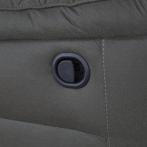 Sofa gris foncé tissu inclinable - Jesolo