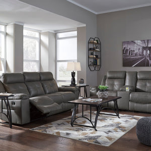 Sofa gris foncé tissu inclinable - Jesolo