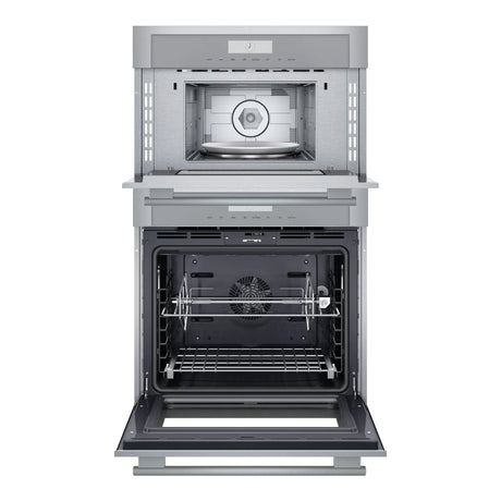 Four encastrable double combiné 30 po, 1,6 pi³ / 4,5 pi³ Inox avec Convection véritable, Air Fry et Wi-Fi - Série Masterpiece®