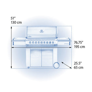 Barbecue au gaz naturel - Prestige PRO 665 RSIB