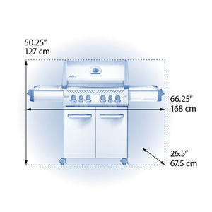 Barbecue au gaz propane - Héritage Prestige 500 RSIB