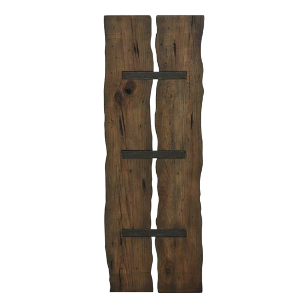 Table console Darthmouth en bois rustique et métal